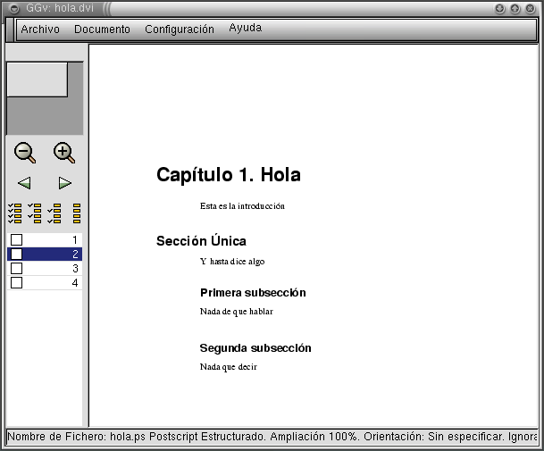 Primer captulo en formato ps